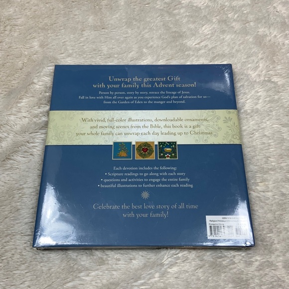 family celebratiin of Christmas Unwrapping the Greatest Gift by Ann Voskamp - Picture 3 of 6